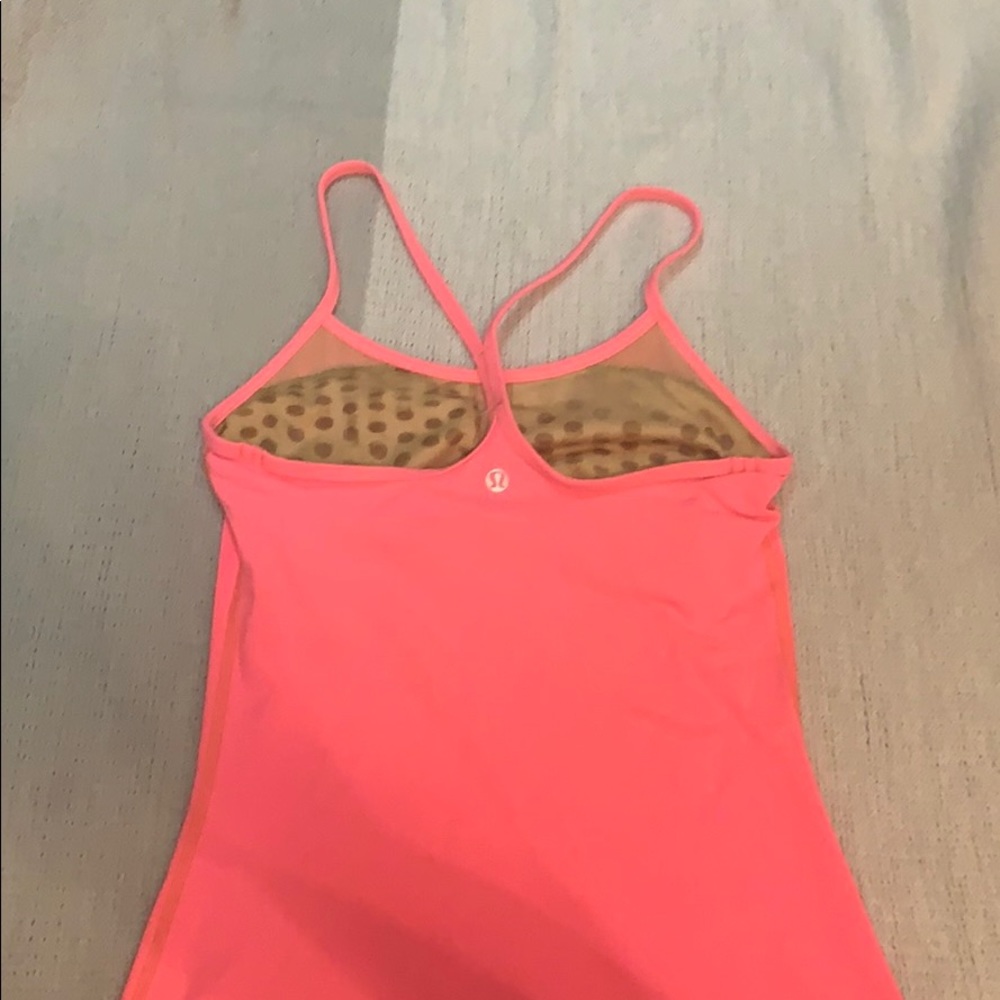 Hot pink lululemon tank top size 4
